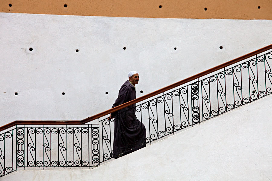  On the way to the mosque   Chefchaouen  Chaouen   Morocco